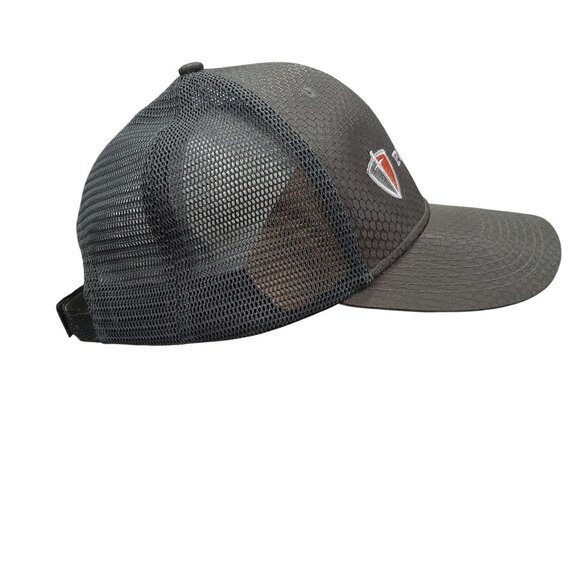 Paladin Gray Mesh Trucker Hat With Shield Logo Adjustable Strapback - Picture 4 of 5